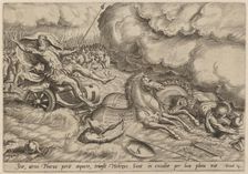 The Crossing of the Red Sea, 1585. Creator: Jan Wierix