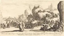 The Crossing of the Red Sea, 1629. Creator: Jacques Callot