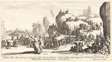 The Crossing of the Red Sea, 1629. Creator: Jacques Callot
