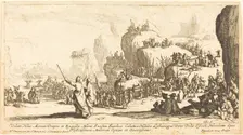 The Crossing of the Red Sea, 1629. Creator: Jacques Callot
