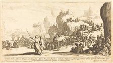The Crossing of the Red Sea, 1629. Creator: Jacques Callot