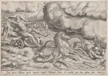 The Crossing of the Red Sea, c.1585. Creator: Jan Wierix