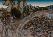 The Crossing of the Red Sea (Pharaoh's Hosts engulfed in the Red Sea), 1530
