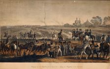 The Crossing the Dnieper on August 14, 1812, 1820s. Artist: Faber du Faur, Christian Wilhelm, von (1780-1857)