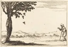 The Crow and her Young, 1628. Creator: Jacques Callot