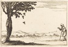 The Crow and her Young, 1628. Creator: Jacques Callot