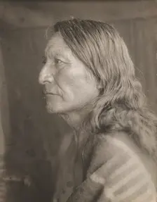 The Crow Likes Water, 1905. Creator: Edward Sheriff Curtis