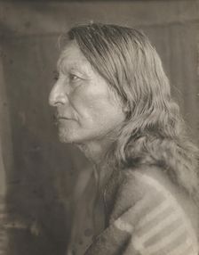 The Crow Likes Water, 1905. Creator: Edward Sheriff Curtis