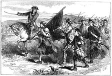 The crowd at Springfield with the Black Flag, c1776-1781 (c1880)