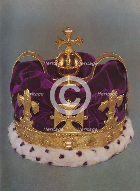 'The crown made for the Prince of Wales in 1729', 1953. Artist: Unknown.