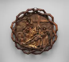 The Crown of Thorns with the Lamentation or Pietà, French or South Netherlandish, 16th century. Creator: Unknown