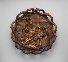 The Crown of Thorns with the Lamentation or Pietà, French or South Netherlandish, 16th century. Creator: Unknown
