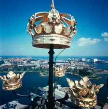 The Crown at Kalmar Castle, Kalmar, Sweden, 1972. Creator: Unknown