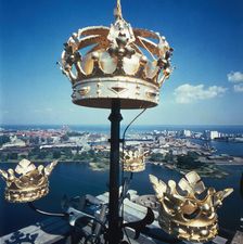 The Crown at Kalmar Castle, Kalmar, Sweden, 1972. Creator: Unknown