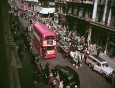 The Crown Jewels being paraded through the streets, London, 1953. Creator: Arthur Charles Kirby Ware