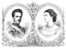 The Crown Prince Humbert of Italy and Princess Margaret of Savoy, 1868. Creator: Unknown