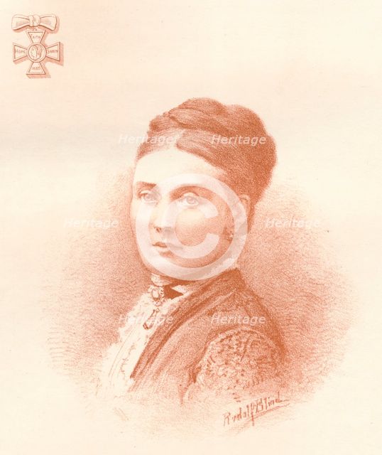 The Crown Princess of the German Empire and of Prussia, 1884. Artist: Rudolf Blind