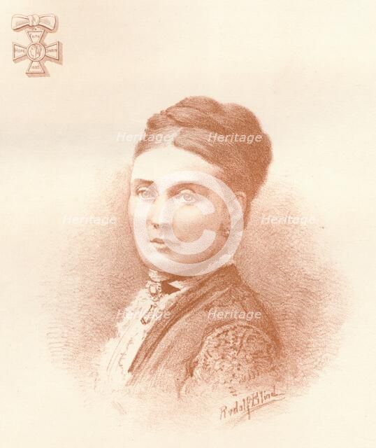 The Crown Princess of the German Empire and of Prussia, 1884. Artist: Rudolf Blind