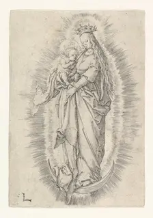 The Crowned Virgin With Child in Glory, ca. 1512. Creator: Lucas van Leyden