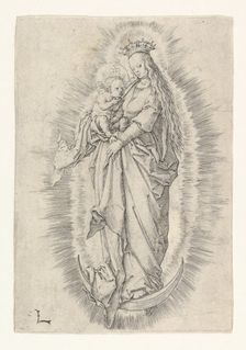 The Crowned Virgin With Child in Glory, ca. 1512. Creator: Lucas van Leyden