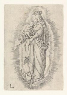 The Crowned Virgin With Child in Glory, ca. 1512. Creator: Lucas van Leyden