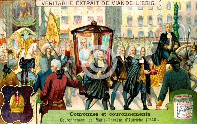 The Crowning of Maria Theresa of Austria in 1740, (c1900). Artist: Unknown