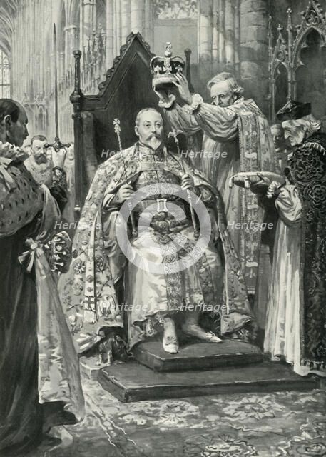 'The Crowning of Edward VII', 1902, (1911).  Creator: Unknown.