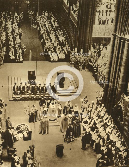 'The Crowning of King George VI', 1937. Creator: Photochrom Co Ltd of London.