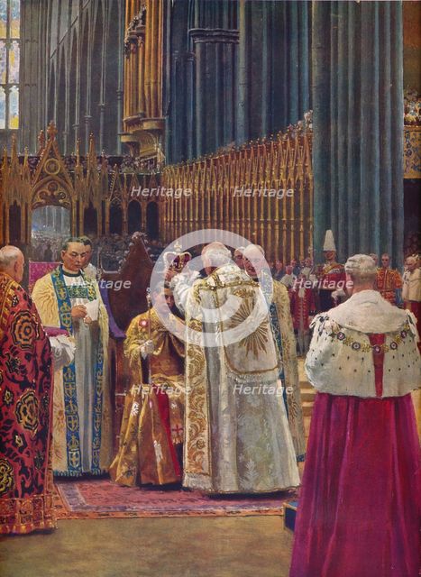 'The Crowning of the King', 1937.  Artist: Unknown.