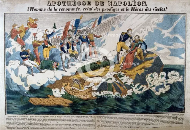 'The Crowning Glory of Napoleon', 19th century. Artist: Unknown