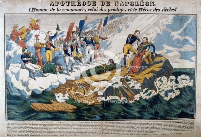 'The Crowning Glory of Napoleon', 19th century. Artist: Unknown