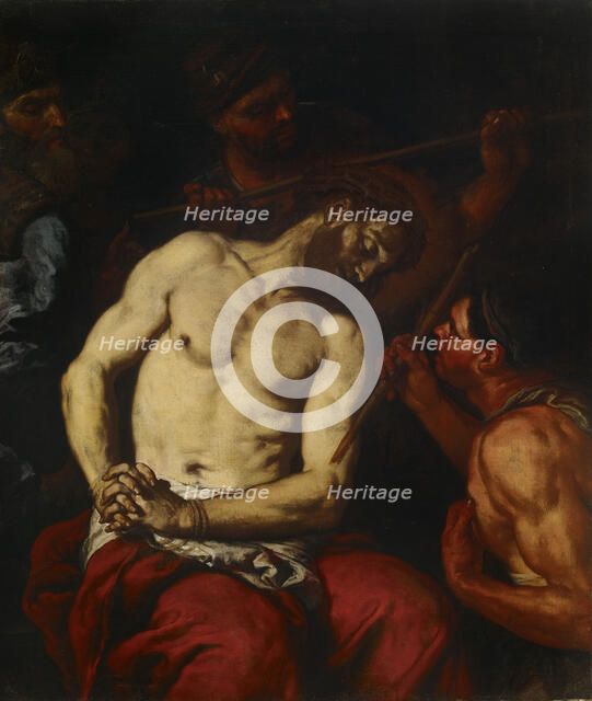 The Crowning with thorns, 1652-1698. Creator: Johann Carl Loth.