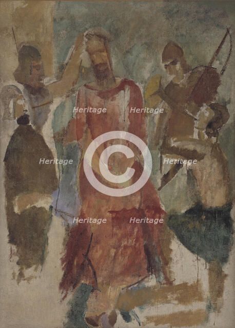 The Crowning with Thorns, 1920-1921. Creator: Karl Isakson.