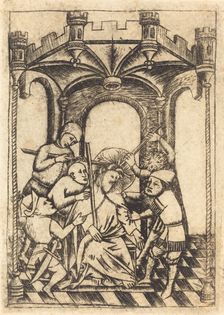 The Crowning with Thorns, c. 1440/1450. Creator: Master of the Playing Cards, Follower of