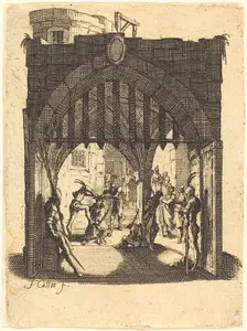 The Crowning with Thorns, c. 1624/1625. Creator: Jacques Callot