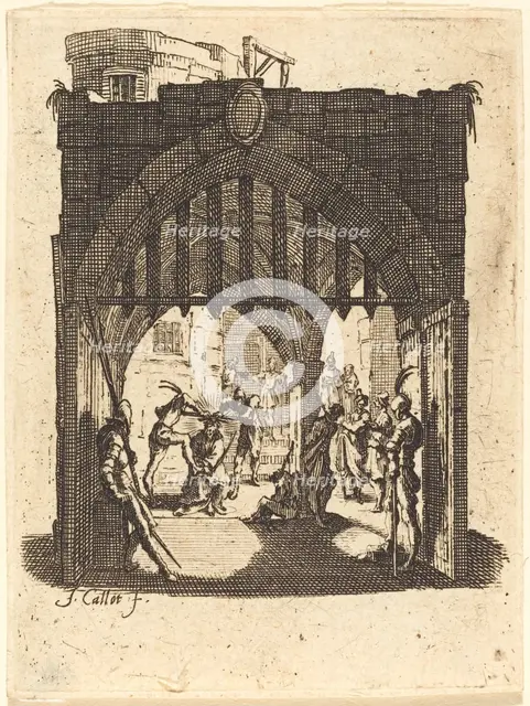 The Crowning with Thorns, c. 1624/1625. Creator: Jacques Callot.