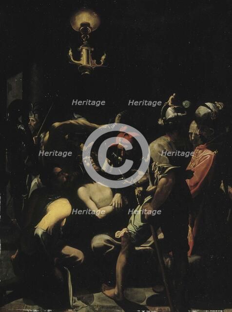 The crowning with thorns. Creator: Workshop of Aert Mytens.