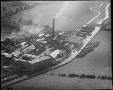 The Croxley Paper Mills, Croxley Green, Hertfordshire, c1930s. Creator: Arthur William Hobart
