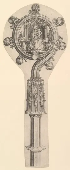 The Crozier, ca. 1435-1491. Creator: Martin Schongauer