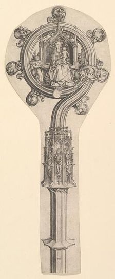 The Crozier, ca. 1435-1491. Creator: Martin Schongauer
