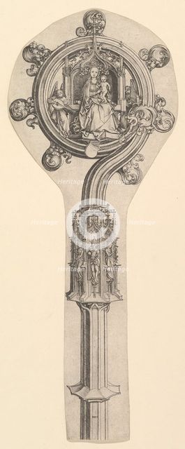 The Crozier, ca. 1435-1491. Creator: Martin Schongauer.