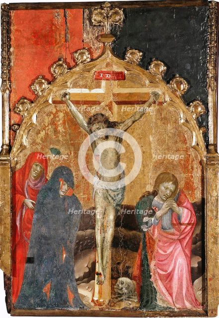 The Crucifixion', 1400s. Creator: Alcanyis, Miguel de (active 1408-1447).