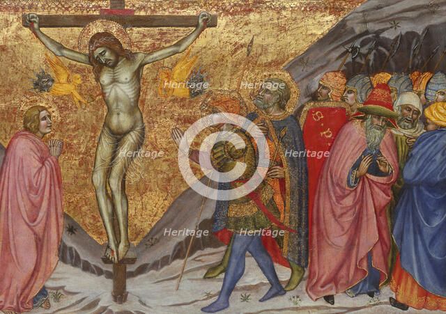 The Crucifixion, 1401/04. Creator: Taddeo di Bartolo.
