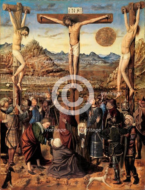 The Crucifixion, 1450. Creator: Anon.