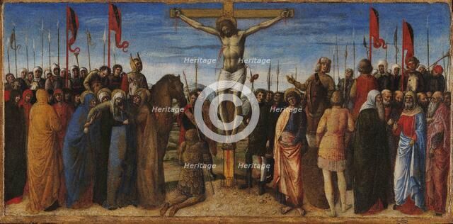 The Crucifixion, 1450. Creator: Bellini, Jacopo (c. 1400-c. 1470).