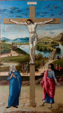 The Crucifixion, 1453-1455. Creator: Bellini, Giovanni (1430-1516)