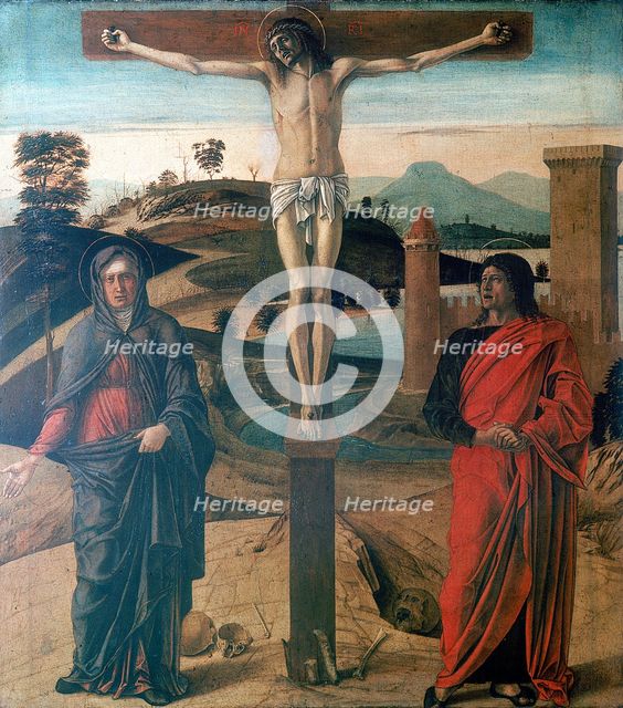 'The Crucifixion', 1465. Artist: Giovanni Bellini
