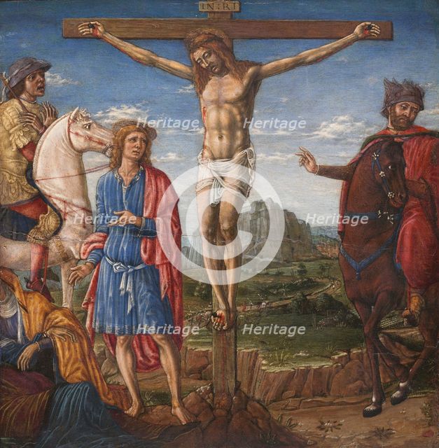 The Crucifixion, 1470s. Creator: Matteo di Giovanni (Italian, c. 1435-1495).