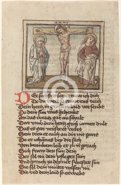 The Crucifixion, 1470s. Creator: Unknown.