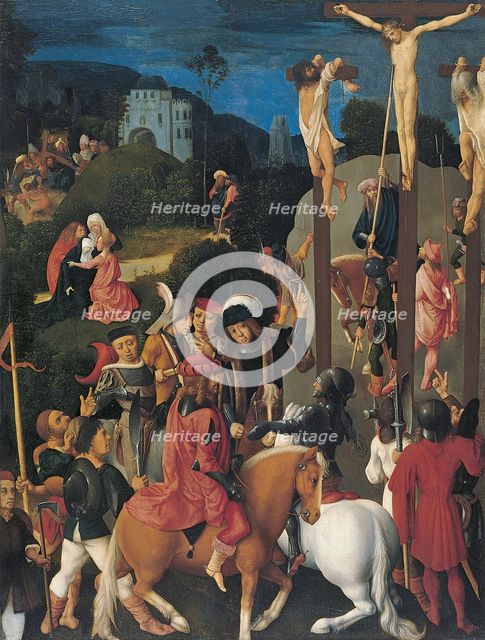 The Crucifixion, 1487. Creator: Master of the Virgo inter Virgines.